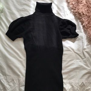 Black turtle neck